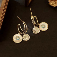 Load image into Gallery viewer, Fringe Leaf Earrings, &quot;Daughter of the sea&quot; Earrings