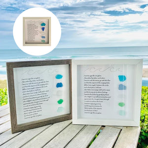 Sea Glass Art Photo Frame