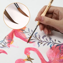 Load image into Gallery viewer, 11 Pcs Miniature Detail Paint Brush Set