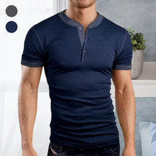 Load image into Gallery viewer, Solid Color Short Sleeve Cotton T-Shirt