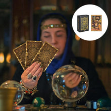 Load image into Gallery viewer, Explore the Mystical World of Tarot Gold Foil Tarot