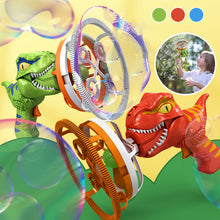Load image into Gallery viewer, Dinosaur Wind Pad Bubble Gun
