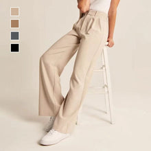 Load image into Gallery viewer, High Waist Tailored Wide Leg Pants