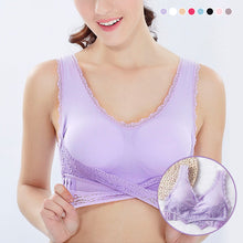 Load image into Gallery viewer, Women&#39;s Wireless Full Coverage Lace Bra