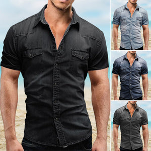 Short Sleeve Denim Shirts