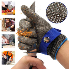 Load image into Gallery viewer, Stainless Steel Mesh Metal Labor Protection Gloves