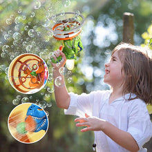 Load image into Gallery viewer, Dinosaur Wind Pad Bubble Gun