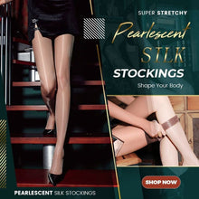 Load image into Gallery viewer, Pearlescent Silk Stockings
