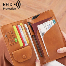 Load image into Gallery viewer, RFID Blocking Leather Card Wallet