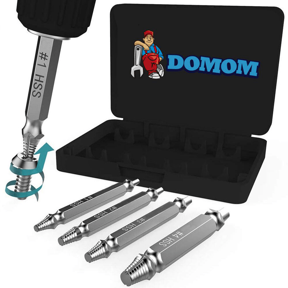 Domom® Damaged Screw Extractor (Set of 4)