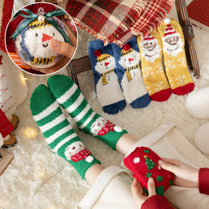 Christmas Gift Box - Cute Plush Socks