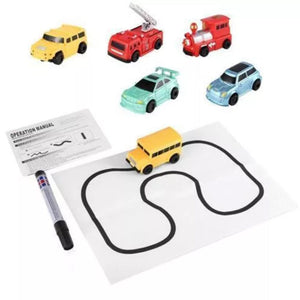 Follow-The-Line Inductive Car