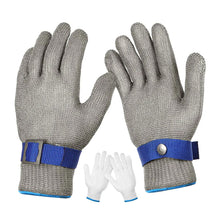 Load image into Gallery viewer, Stainless Steel Mesh Metal Labor Protection Gloves