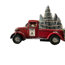 Load image into Gallery viewer, Red farm Truck Christmas Centerpiece