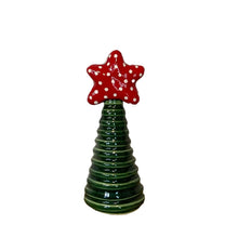 Load image into Gallery viewer, Whimsical Christmas happy art Ceramic Christmas Tree decoration