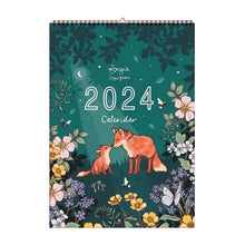 Load image into Gallery viewer, 🗓️2024 Nature and Wildlife Art Wall Calendar🗓️