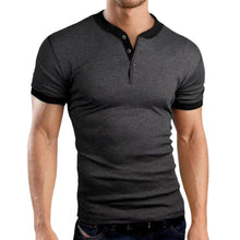 Load image into Gallery viewer, Solid Color Short Sleeve Cotton T-Shirt