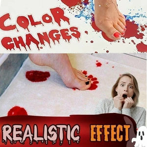 🎃Halloween Sale🎉 Horrible Bloody Color Changing Bath Mat