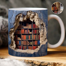 Load image into Gallery viewer, 3D Bookshelf Mug