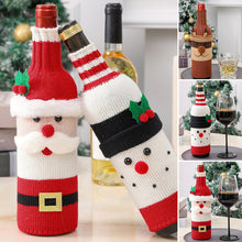 Load image into Gallery viewer, Christmas Decorative Santa Wine Bottle Cover