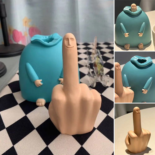 💙Little Blue Middle Finger Ornament💙