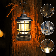 Load image into Gallery viewer, Portable Retro Camping Lamp