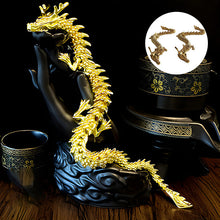 Load image into Gallery viewer, Gold Dragon with Movable Joints
