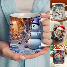 Load image into Gallery viewer, 3D Christmas Hot Cocoa Inflated Mug