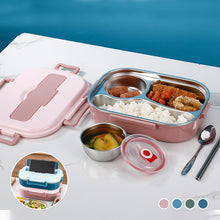 Load image into Gallery viewer, Stainless steel large capacity portable lunch box