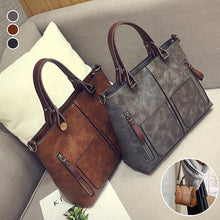 Load image into Gallery viewer, Ladies Vintage Leather Shoulder Bag