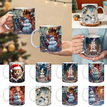 Load image into Gallery viewer, 3D Christmas Hot Cocoa Inflated Mug