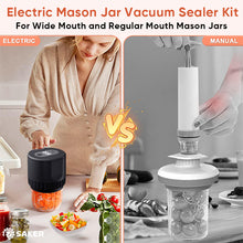 Load image into Gallery viewer, Electric Vacuum Sealer For Mason Jars