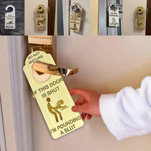 Load image into Gallery viewer, JOKE DO NOT DISTURB ON MY LUNCH BREAK DOOR HANGER