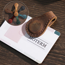 Load image into Gallery viewer, Magnetic Leather Bookmark