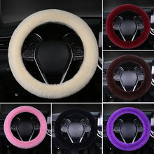 Load image into Gallery viewer, Universal Plush Car Steering Wheel Cover