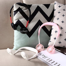 Load image into Gallery viewer, Rechargeable Mini Neck Fans