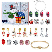 Load image into Gallery viewer, 24 Days Countdown Calendar DIY Christmas Advent Calendar Bracelets Set