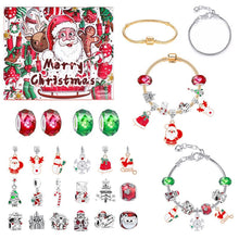 Load image into Gallery viewer, 24 Days Countdown Calendar DIY Christmas Advent Calendar Bracelets Set