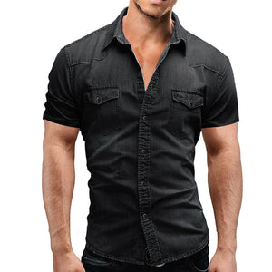 Short Sleeve Denim Shirts