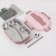 Load image into Gallery viewer, Stainless steel large capacity portable lunch box